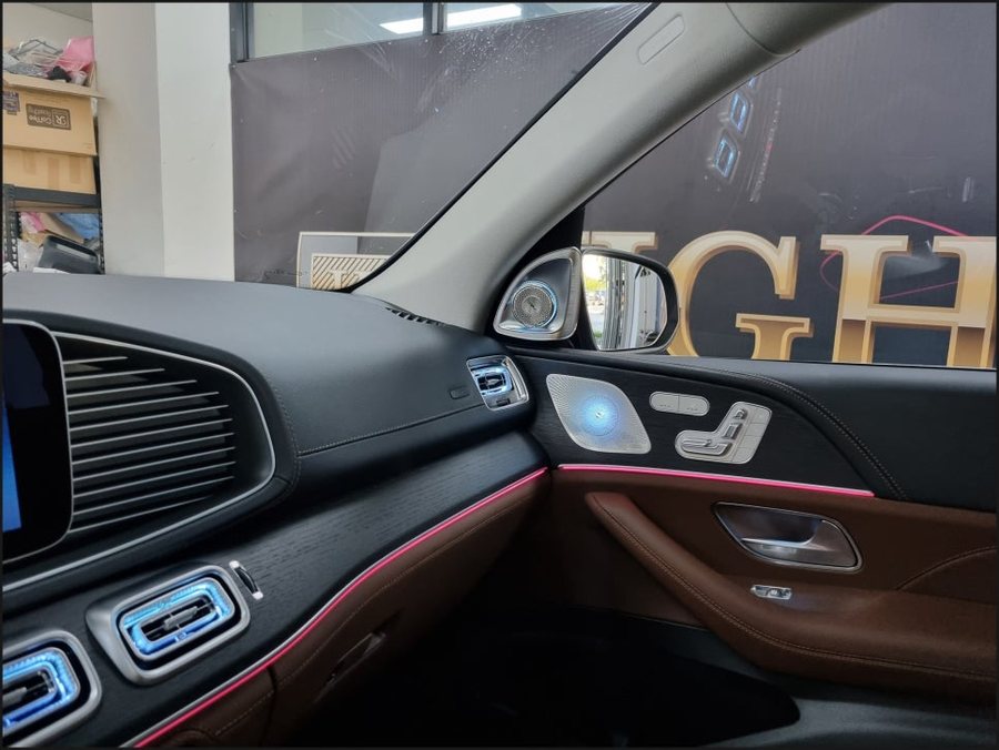2025 벤츠 GLE450 4D부메스터 전동트위터, 송풍구엠비언트 및 미드레인지엠비언트