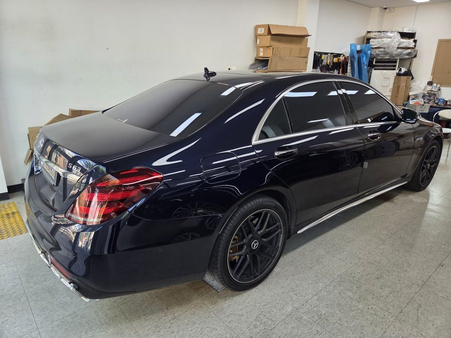 벤츠 S63 안전벨트 오염 클리닝으로 해결 안될 때