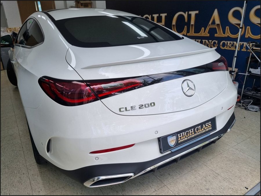벤츠 CLE 세로그릴 교체 & 리어스포일러 시공 | 스포티한 디자인 완성