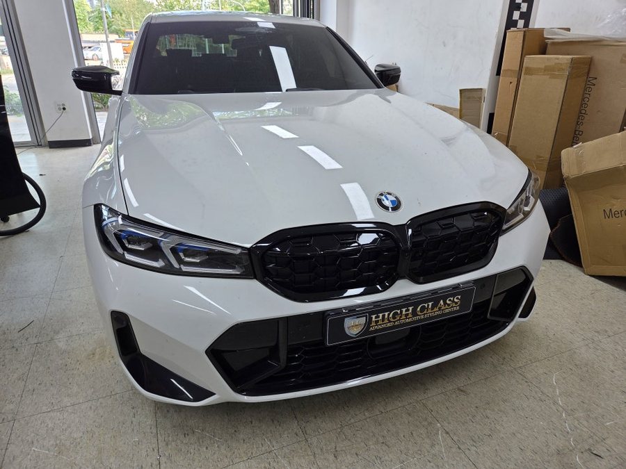 BMW 320i 카본 휠 트림 Y커버 핸들 튜닝