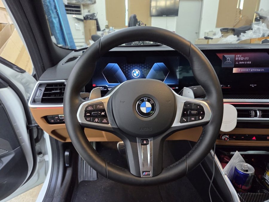 BMW 320i 카본 휠 트림 Y커버 핸들 튜닝