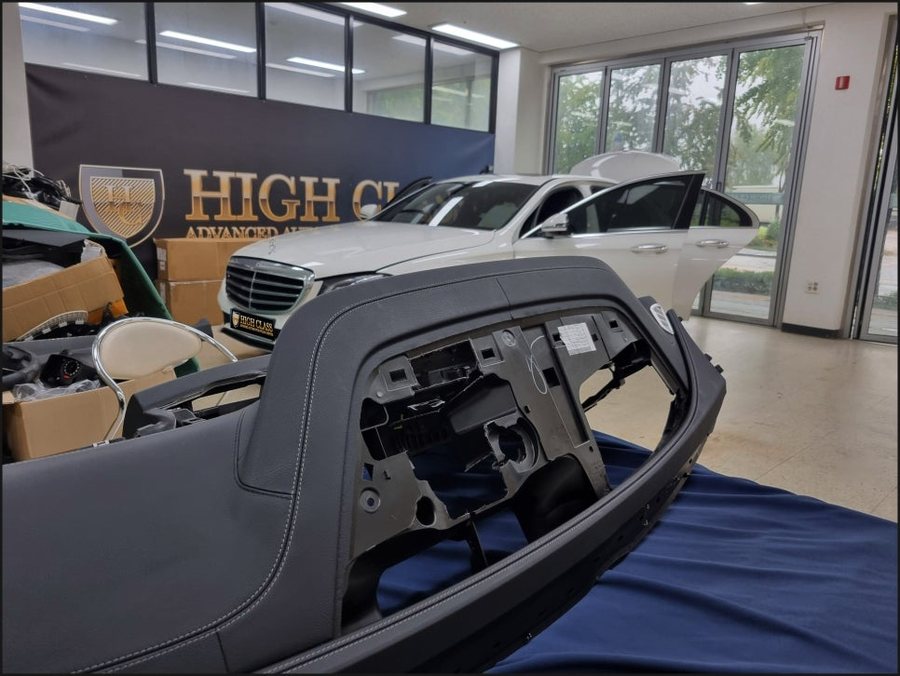 W213 벤츠E클래스 HUD 헤드업디스플레이, 와이드콕핏 디지털계기판 레트로핏