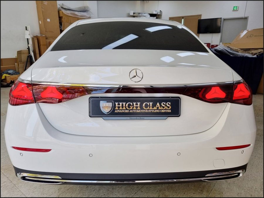 벤츠E클래스 W214 E200 → E53AMG 컨버전 | 순정 발광세로그릴로 신형 AMG 범퍼 완성