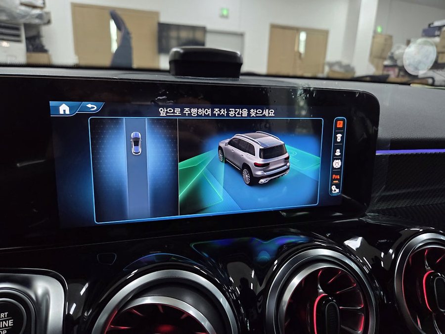 GLB 35 AMG 페이스리프트 어라운드뷰 순정으로 장착을 하는 이유 AMG 퍼들램프 추가