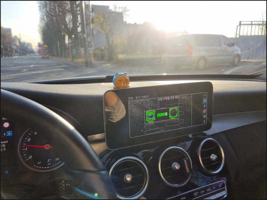C클래스 어라운드뷰 벤츠 순정 W205 서라운드뷰 옵션