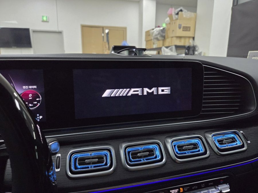 벤츠 GLS 페리 AMG 계기판 / 스포츠 플러스 / 멀티컬러 색상 추가