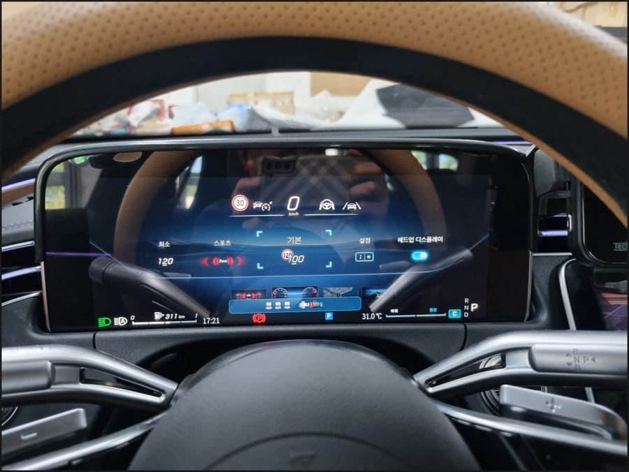 W214 HUD E200 헤드업디스플레이 | 벤츠 E클래스 순정 옵션