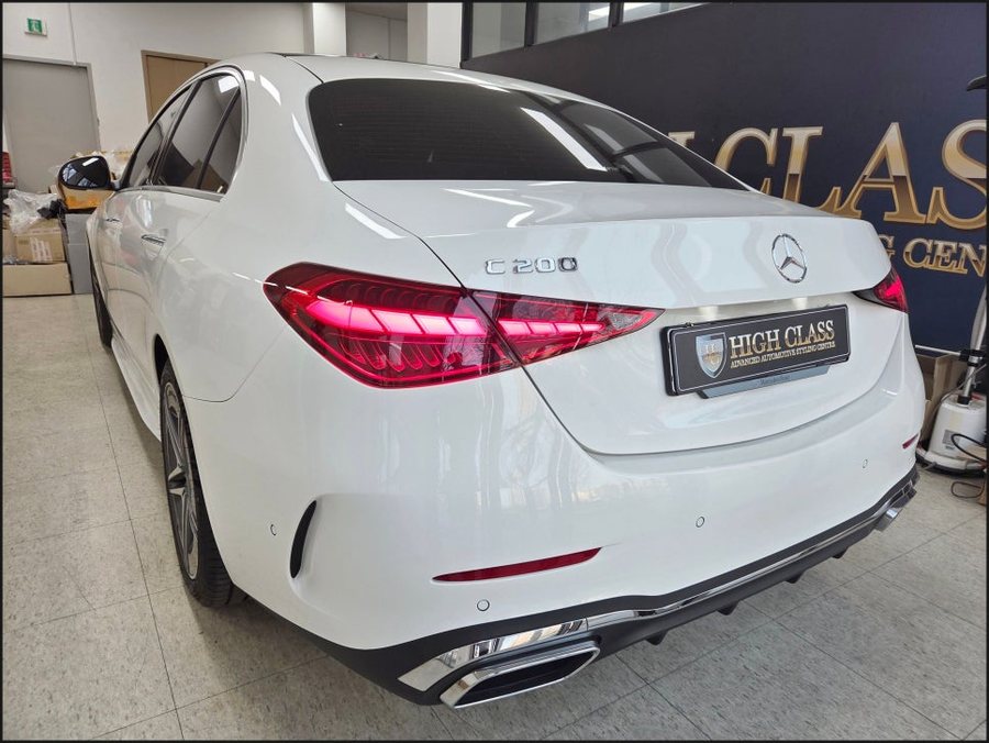 벤츠 C클래스 R버튼 C200 W206 순정 조수석 옵션 및 광각미러