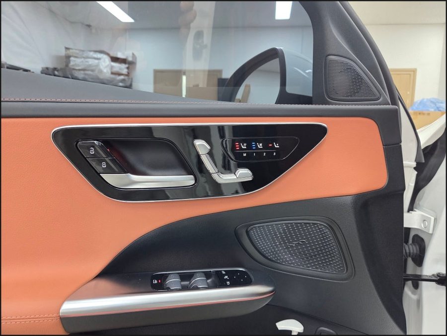 벤츠 C클래스 R버튼 C200 W206 순정 조수석 옵션 및 광각미러