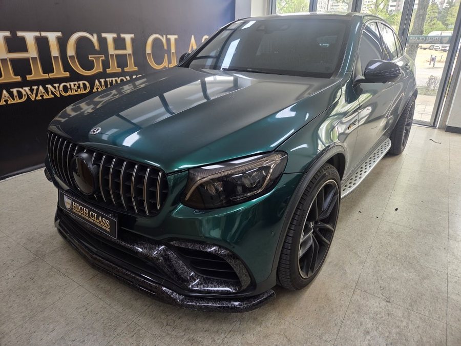 벤츠 GLC 63 AMG 잠자리 핸들 카본 구성