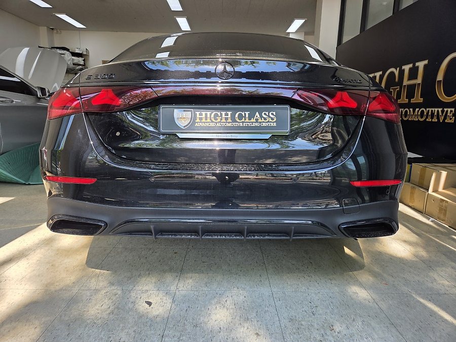 W214 E클래스 디퓨저 머플러팁 세로 발광그릴 AMG 외관변경