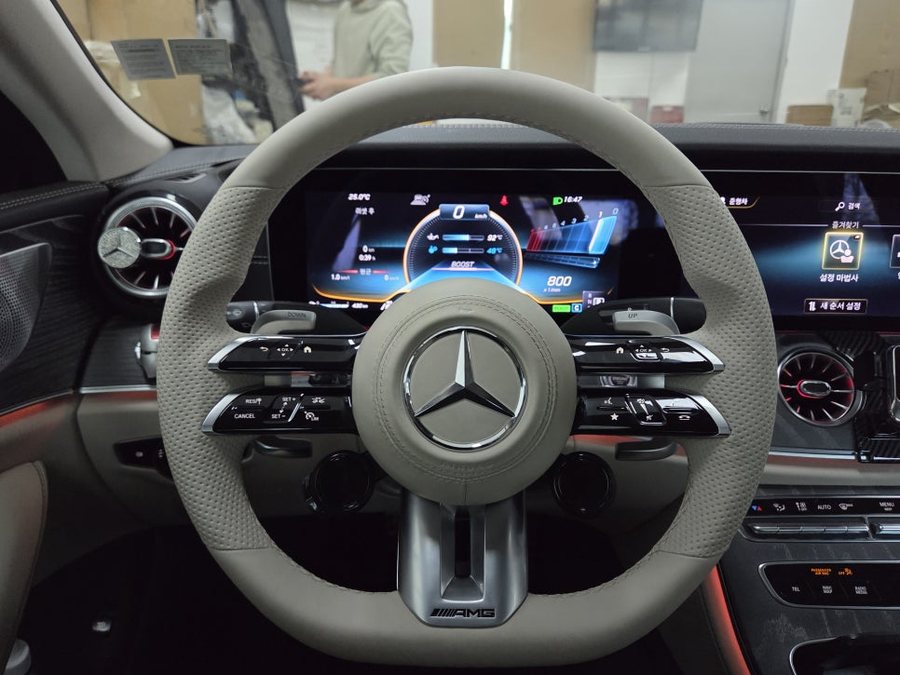 벤츠 CLS AMG 잠자리 핸들, AMG 계기판 코딩