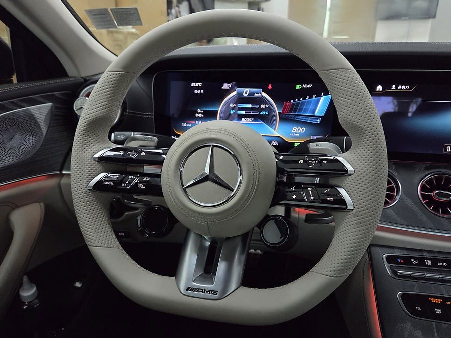 벤츠 CLS AMG 잠자리 핸들, AMG 계기판 코딩