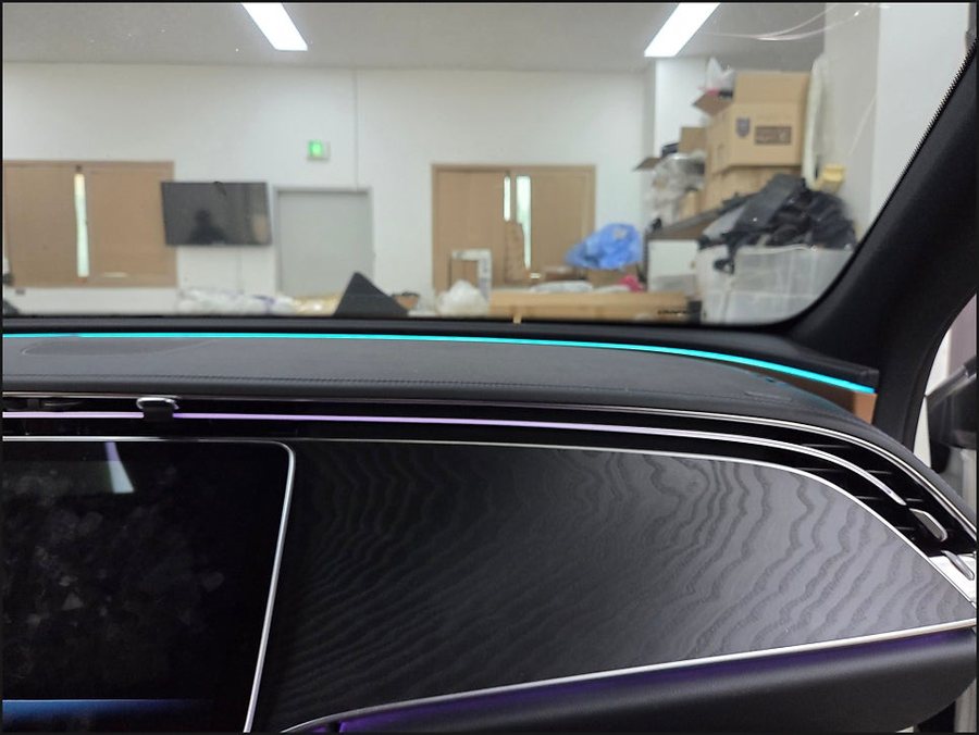 W214 벤츠 E클래스 순정 피아노 트림 E200 최상위 옵션
