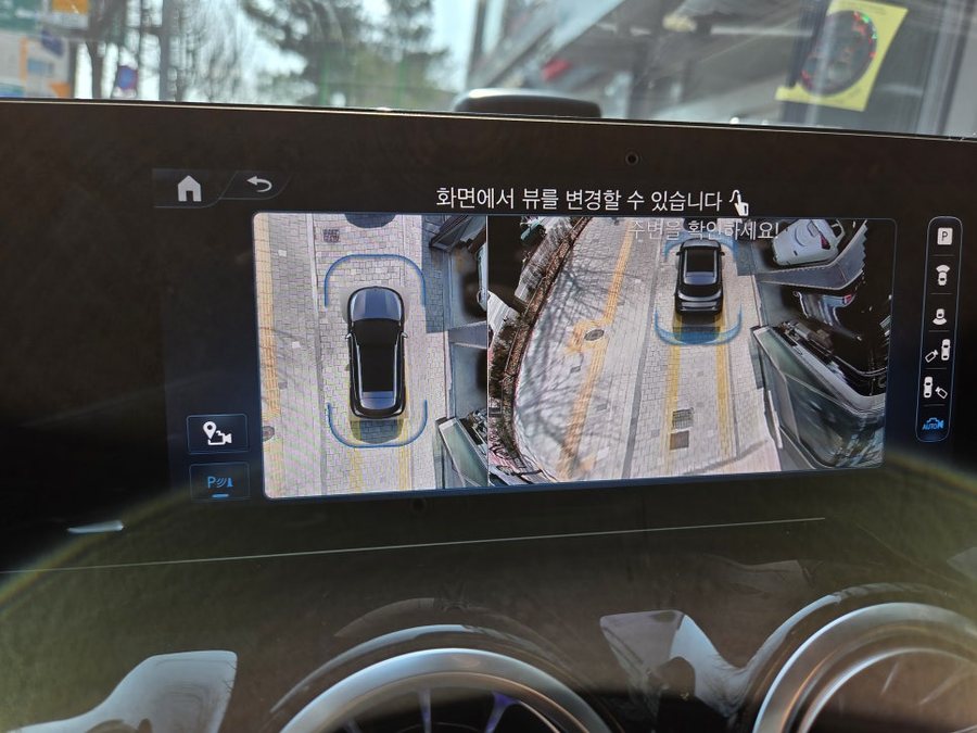 벤츠 GLA 360도 카메라 서라운드뷰 주차 시스템