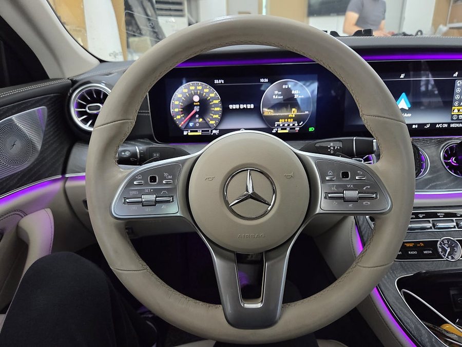 벤츠 CLS AMG 카본 잠자리 핸들