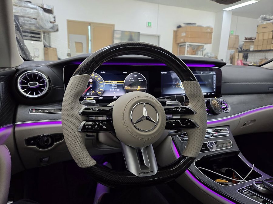 벤츠 CLS AMG 카본 잠자리 핸들