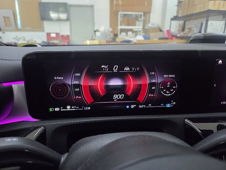 벤츠 CLA 페리 AMG 계기판 코딩 및 편의 옵션 업그레이드