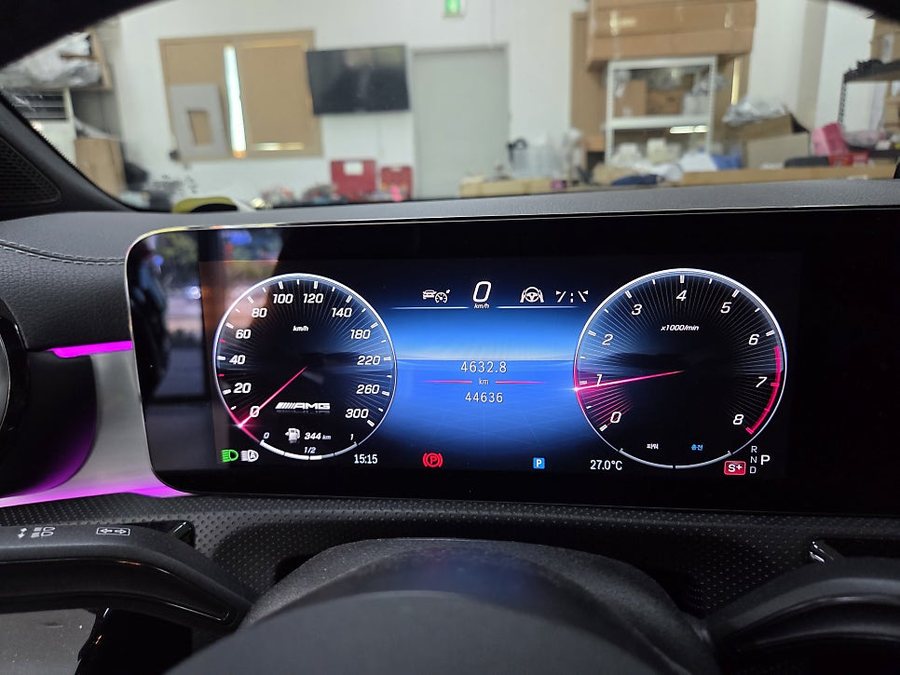 벤츠 CLA 페리 AMG 계기판 코딩 및 편의 옵션 업그레이드