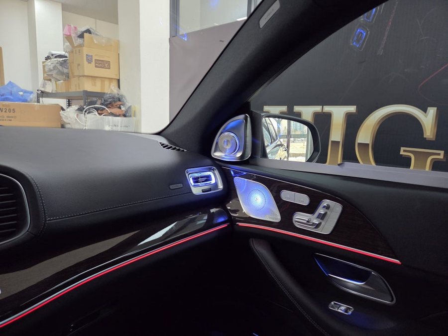 벤츠 GLE 450d 엠비언트 제품 구매 스피커, 송풍구, 미드레인지