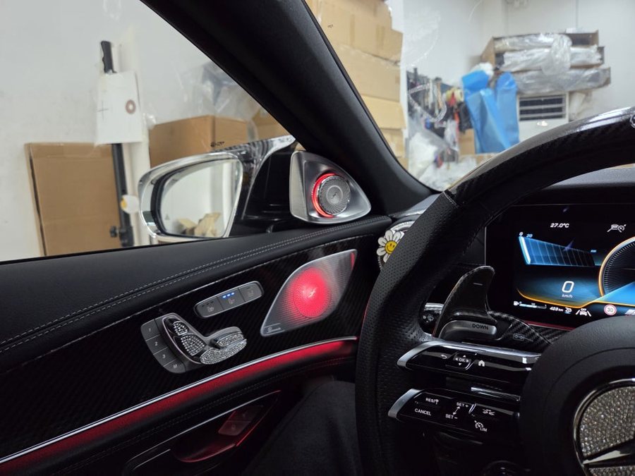 벤츠 GT AMG 스피커 엠비언트 풀 튜닝