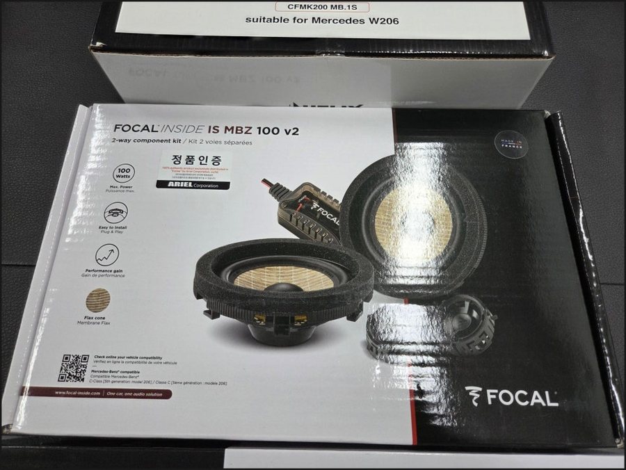 벤츠 W214 E200 부메스터가 빠졌다면? 포칼 스피커와 헬릭스 미드우퍼로 사운드 업그레이드