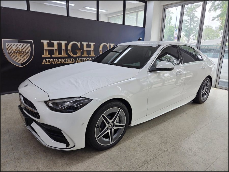벤츠 C클래스 W206 C200 2열 열선시트 시공, 뒷좟석까지 따뜻하게